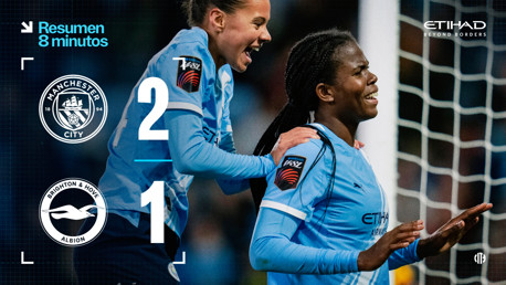 Resumen extendido: City 2-1 Brighton