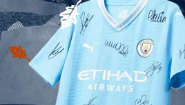 Win a signed Man City jersey!