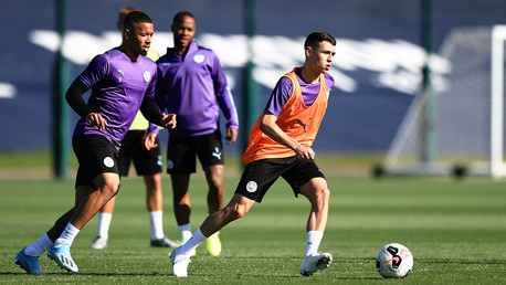 Training: City's Euro stars shoot to thrill!