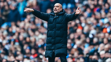 THE BOSS: Guardiola looks to get his message across 