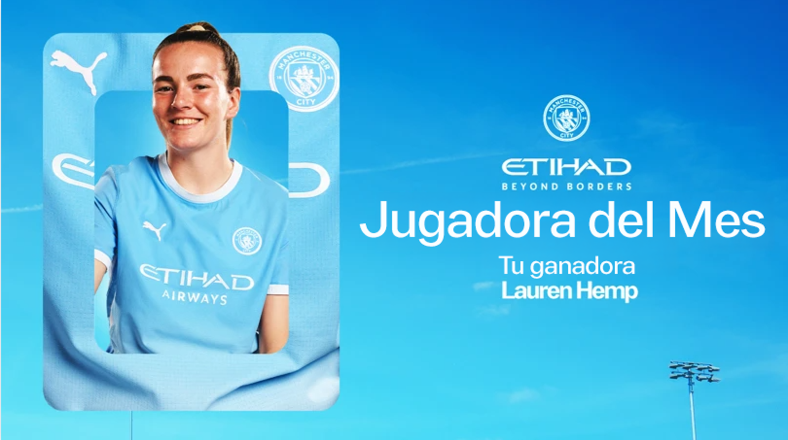Lauren Hemp es nombrada Etihad Player of the Month de septiembre