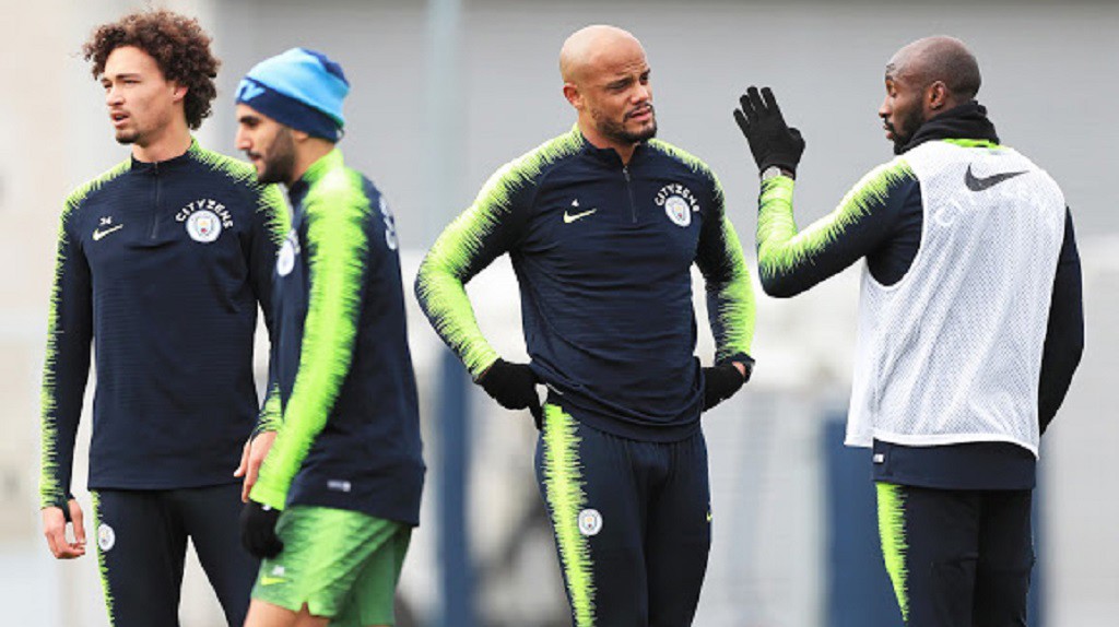 WELCOME BACK : Vincent and Eliaquim join their team-mates after lengthy lay-offs