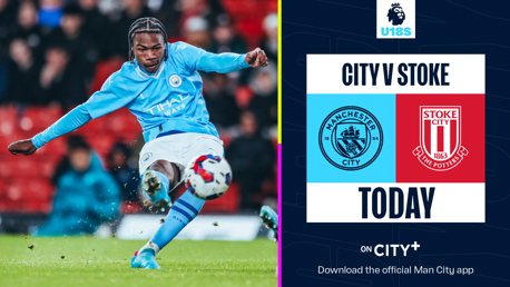 City v Stoke: Watch our Under-18s Premier League North clash live on CITY+ today