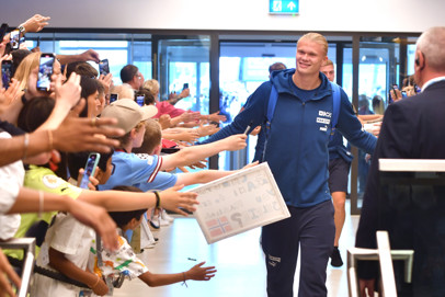 Haaland arrival in TTC Ground