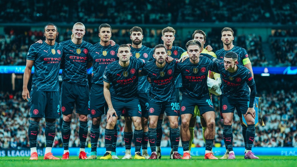 SQUAD GOALS : City line up ahead of kick-off