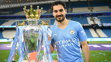 Os números de Ilkay Gundogan com a camisa do City 