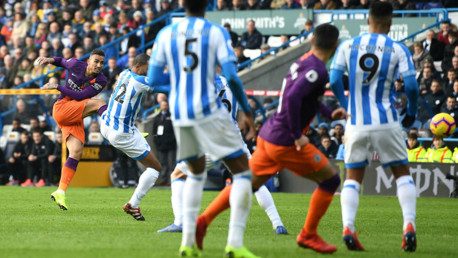 DAN'S THE MAN: Danilo fires home our opener - to bring up a century of goals for us this season!