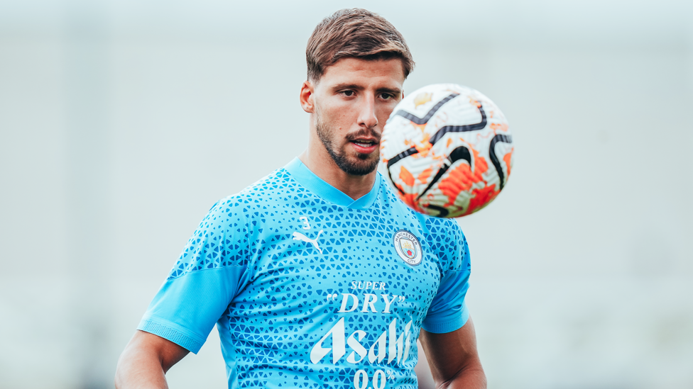 TOUCH TIGHT : Ruben Dias keeps his eyes on the prize