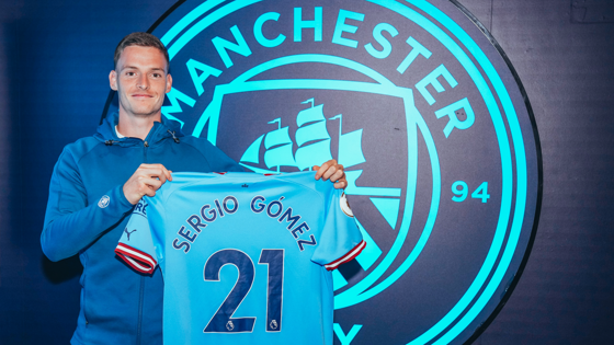City firma a Sergio Gómez de Anderlecht