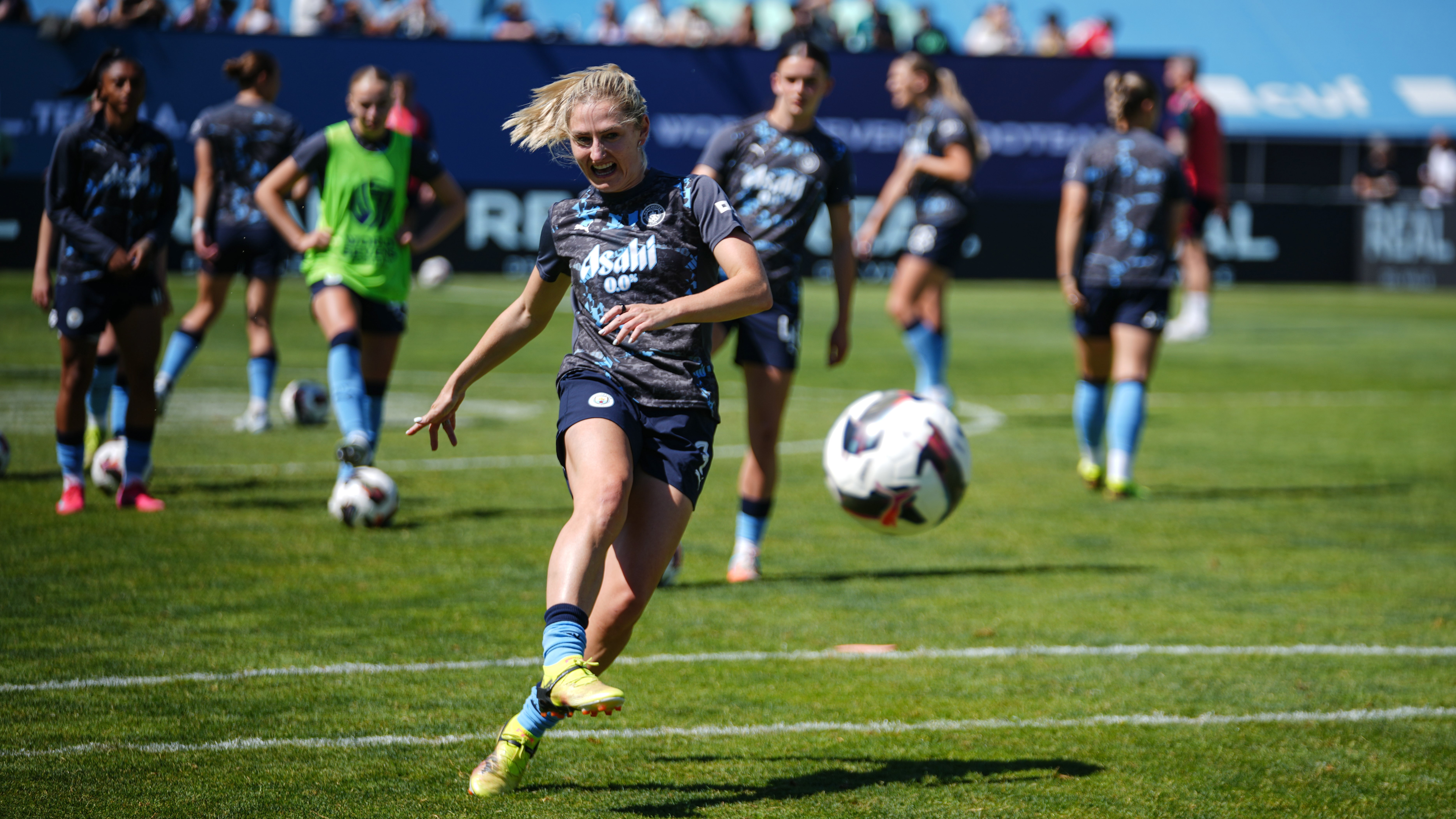 Manchester City Women play with CITYPLAY at World’s Sevens Football