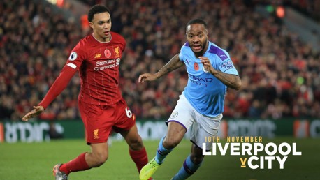 IN ACTION: Raheem Sterling gives chase against Liverpool.