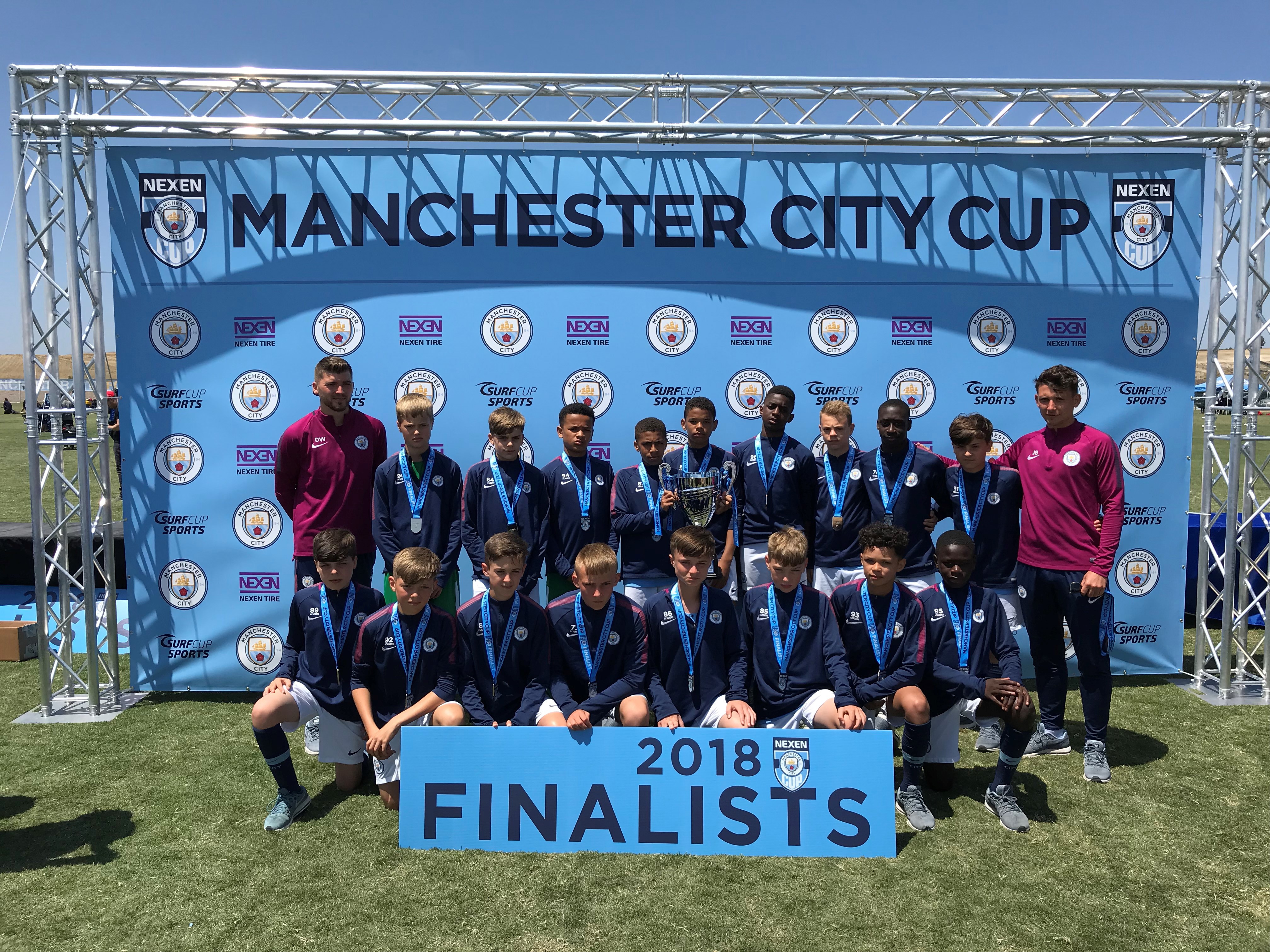 Rico Lewis and Nico O'Reilly, now part of the Man City first team, featured for the Academy at the 2018 Man City Cup.