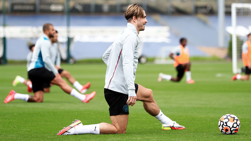STRETCHING OUT: Limbering up for the new season!