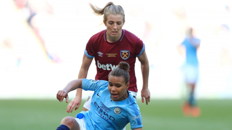 Nikita battles against Hammers defence