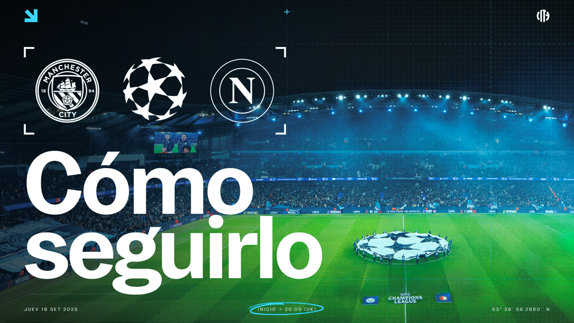 City v Napoli: horarios y TV