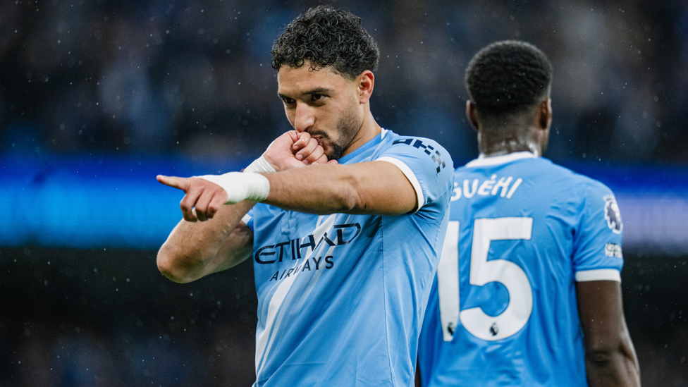 MAGICAL MARMOUSH : Celebrates his fine finish.