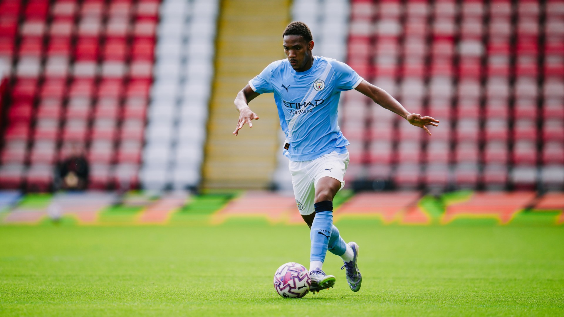 DEFENSIVE DUTIES : Christian McFarlane in action. 