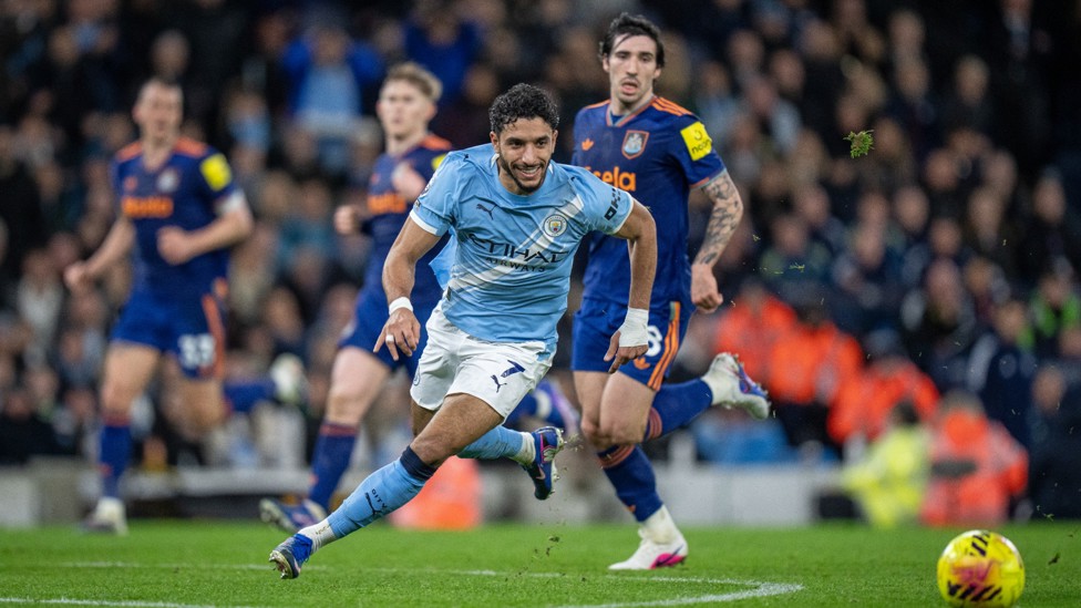 ALWAYS A THREAT : Marmoush made constant runs in behind