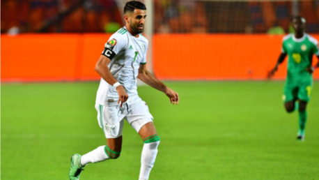 CHAMPION: Riyad Mahrez lifted the African Cup of Nations with Algeria.
