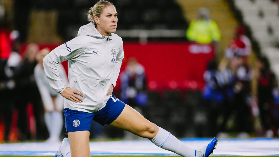 She's back : Rebecca Knaak back in a City squad for the first time this season