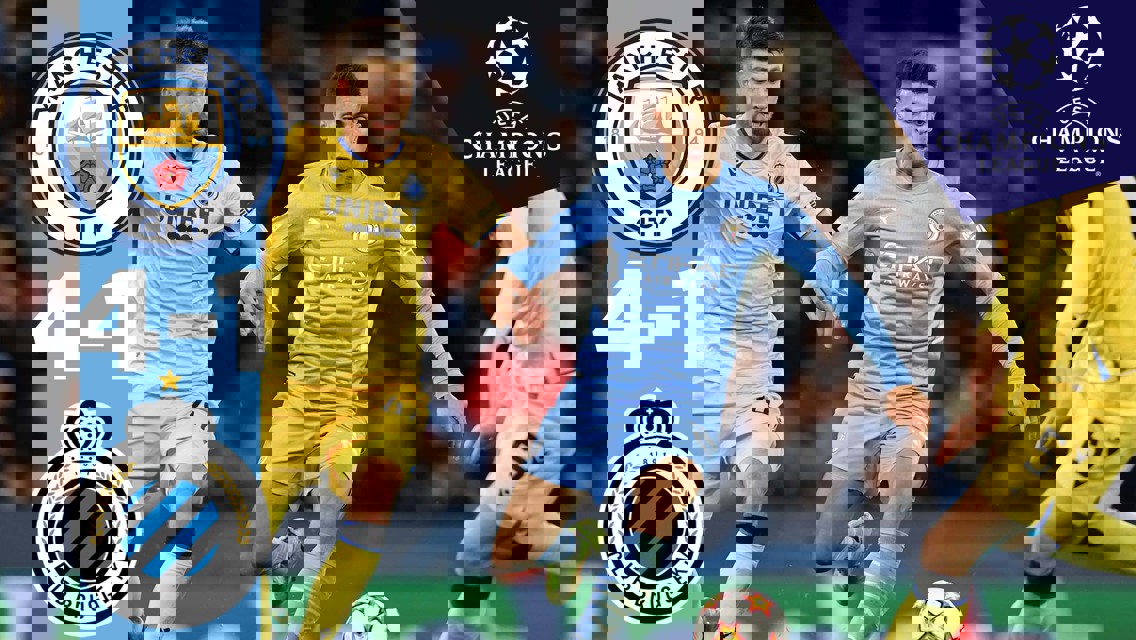Highlights: City 4-1 Club Brugge