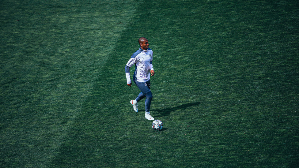 CAPTAIN FANTASTIC : Fernandinho pictured with defensive midfielders better than him.