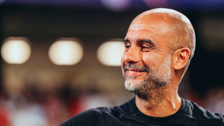 ALL SMILES: The boss.
