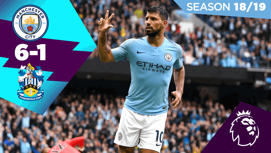 City 6-1 Huddersfield: Full match replay 2018/19