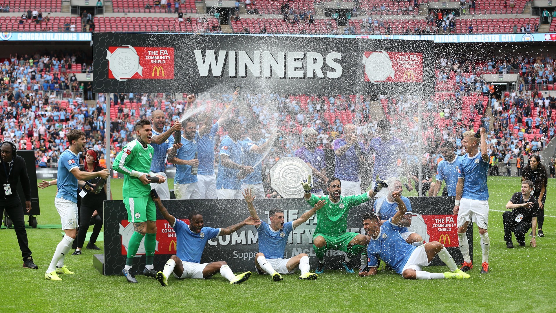 Community Shield City's six victories