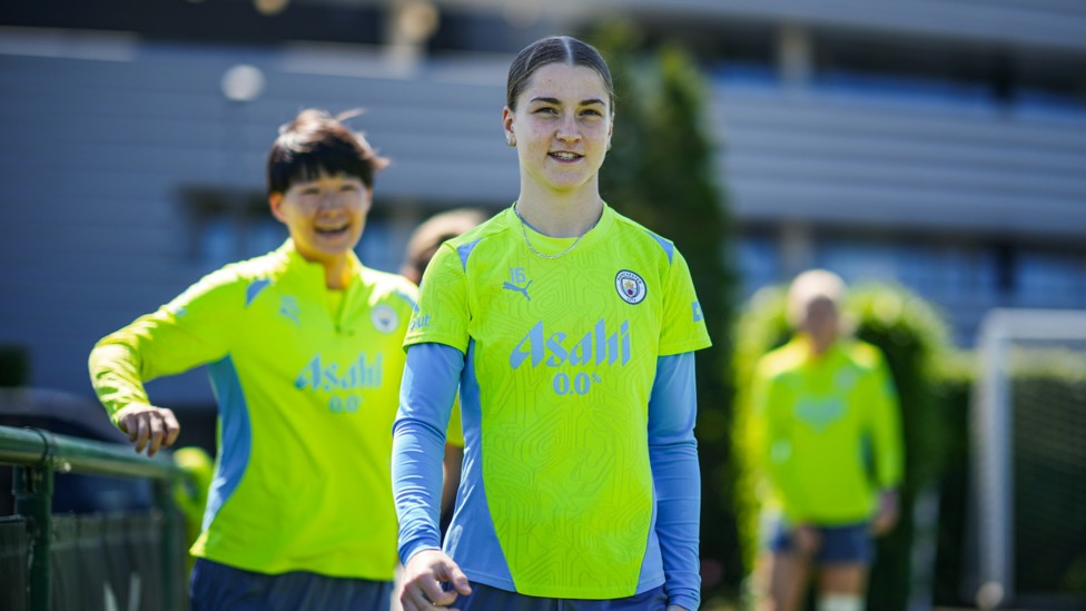 MIDFIELD MAESTRO : Jess Park prepares for the session