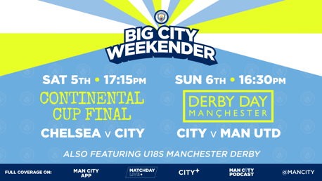 How to follow the Big City Weekender on the Man City app