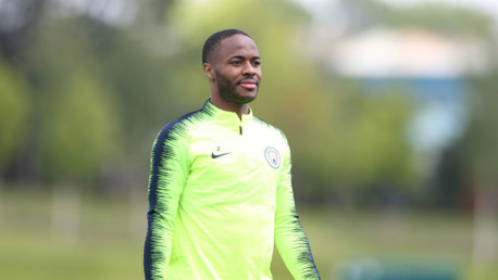 BATTLE: Raheem Sterling is ready to give his all for the Premier League title.