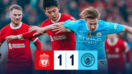 Liverpool 1-1 City: resumen breve
