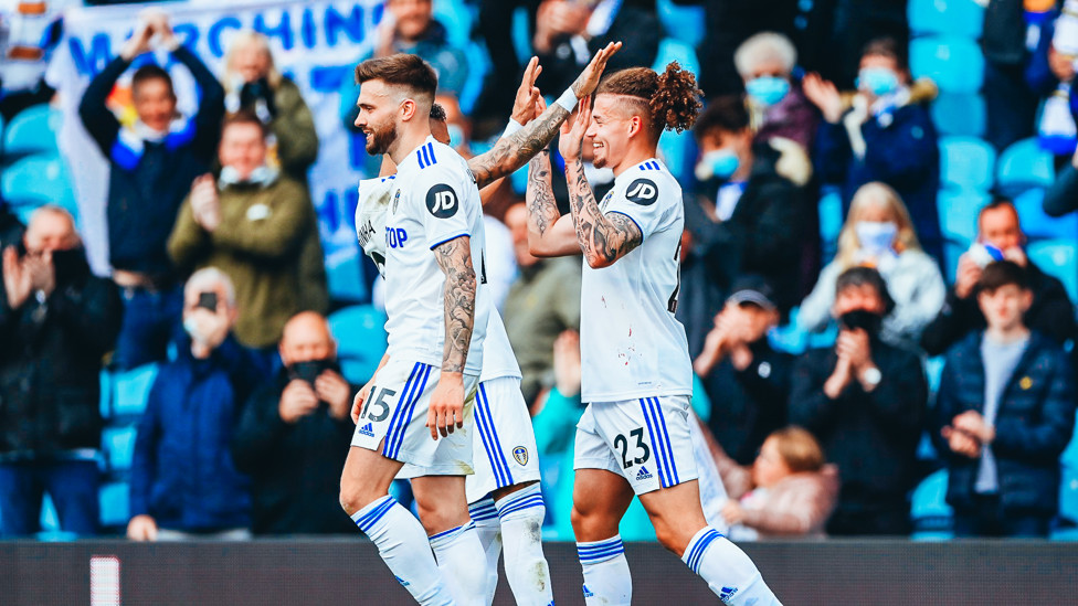 ON TARGET : A first Premier League goal would follow on the final day of the season against West Brom in May 2021
