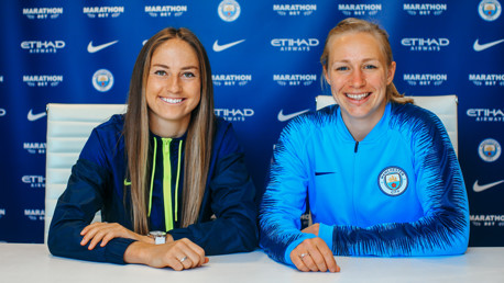 DEAL ME IN: Beckie and Bremer have signed new City contracts