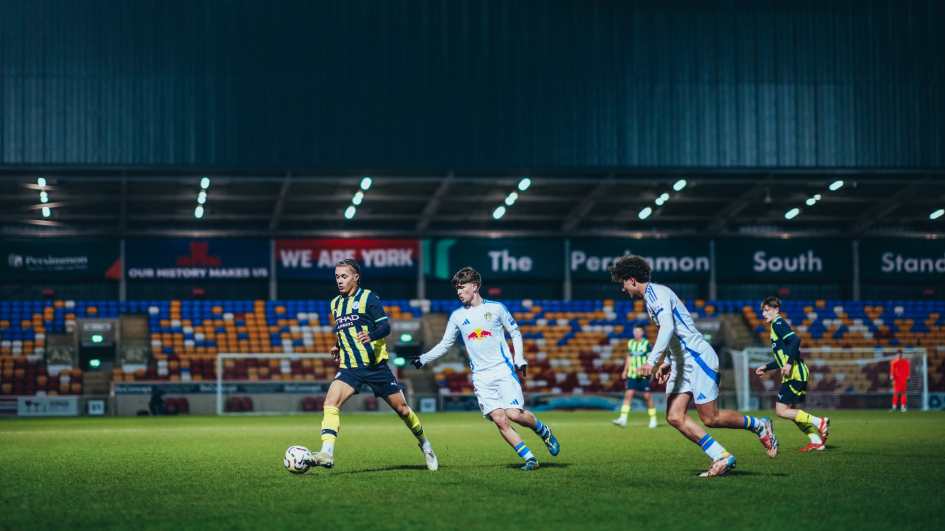 DRIVING FORWARD : Matty Henderson-Hall puts in a hard shift.