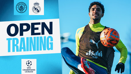 Open Training: City hone preparations for Real Madrid
