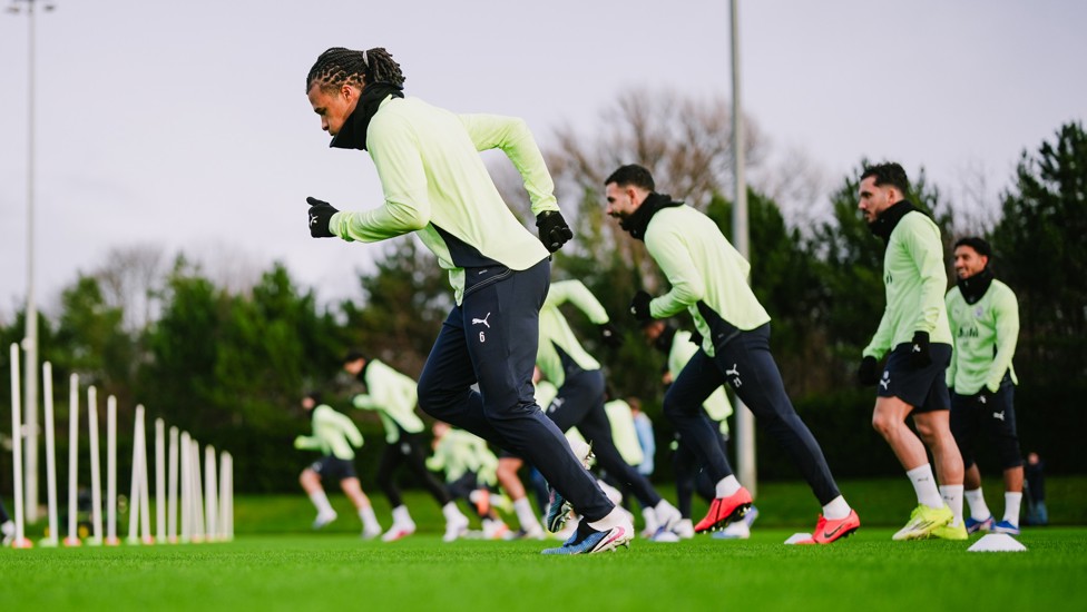 ON YOUR MARKS: Training steps up!