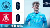 Extended highlights: City U18s 6-0 Middlesbrough 