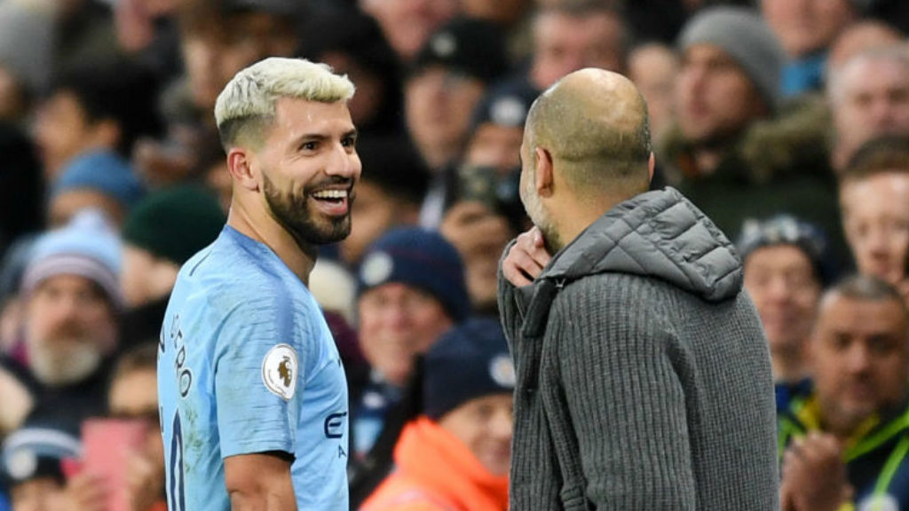 MINE'S A TREBLE : Sergio's latest hat-trick....