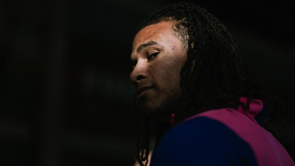 SILHOUETTE : A shadowed shot of Nathan Ake