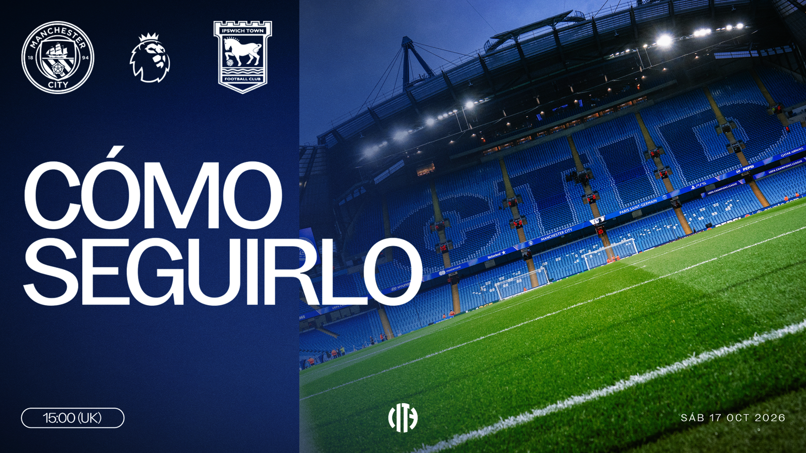 City v Ipswich: horarios y TV