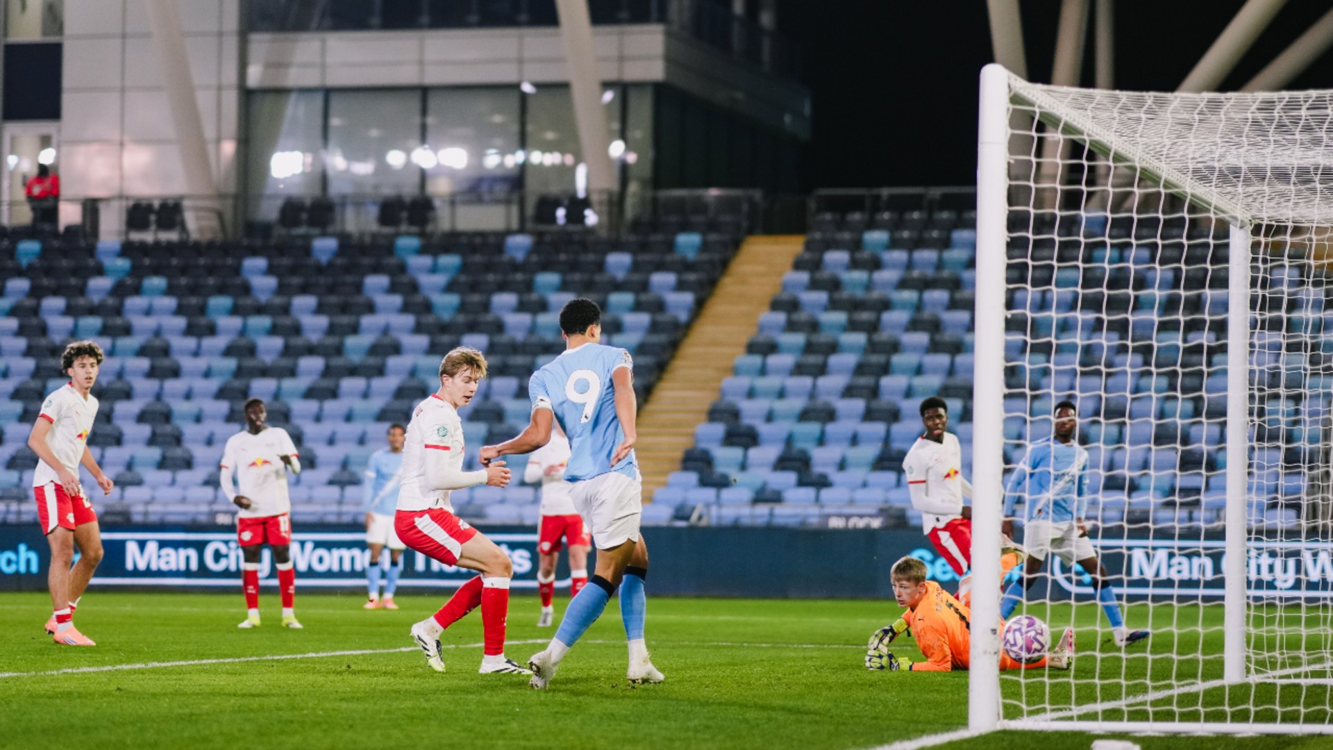 STRIKE ONE: Divine Mukasa opens the scoring.