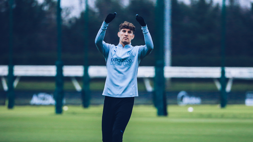 It's a thumbs up from John Stones