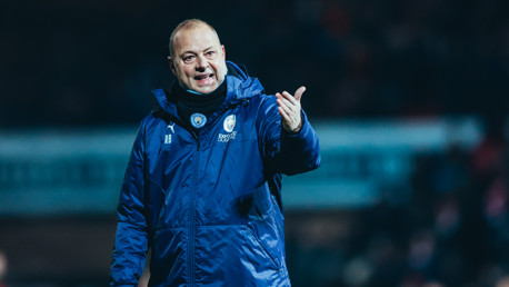 CALLING THE SHOTS: Borrell passes on instructions.