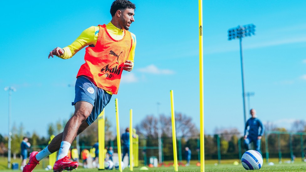 EGYPTIAN KING : Omar Marmoush has been in top goalscoring form for the Blues
