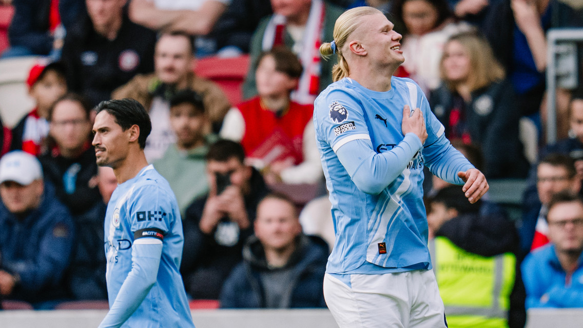 HAPPY HAALAND: Our number nine loved that one!