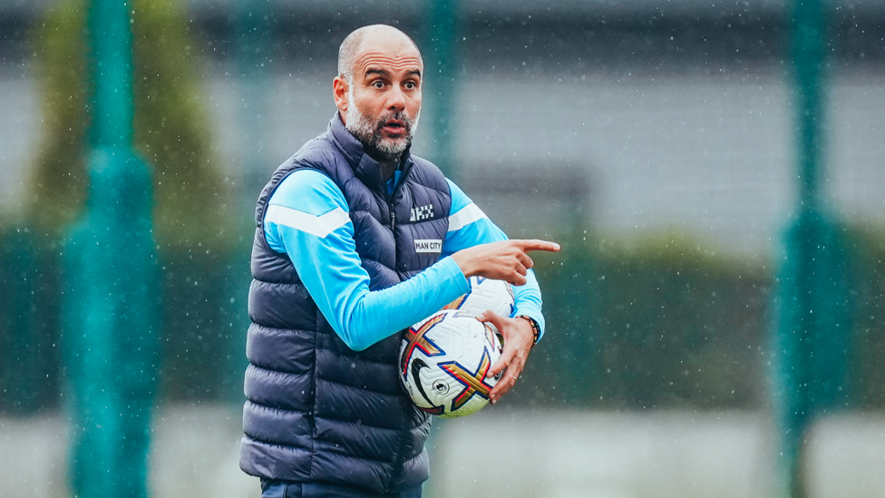 PEP TALK : The boss shares some words of wisdom