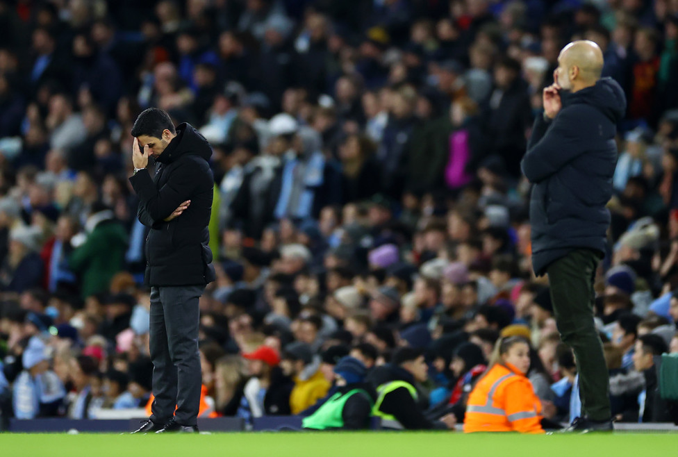 PEP X ARTETA : Pep não sabe o que é perder para Mikel Arteta em jogos de Premier League.