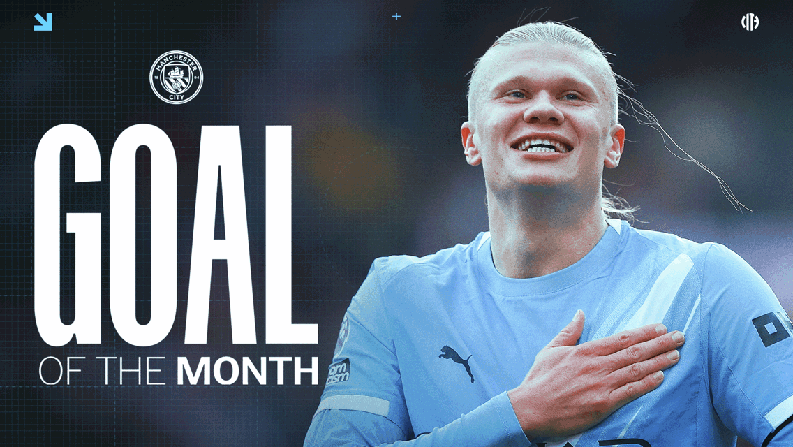 Haaland wins October Goal of the Month